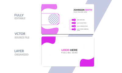 Creative and Clean Corporate Business Card Template