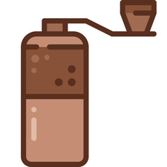 hand grinder two tone icon