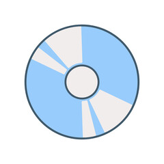 Compact disc icon vector on trendy design