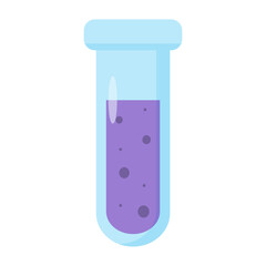 Lab flask icon. Vector illustration