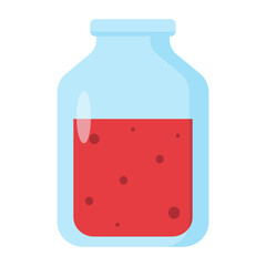 Lab flask icon. Vector illustration
