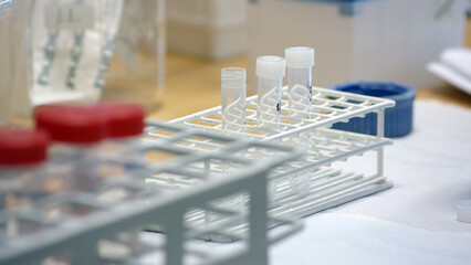 DNA laboratory old school extraction