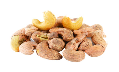 cashew nuts on transparent png