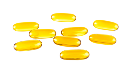 fish oil on transparent png
