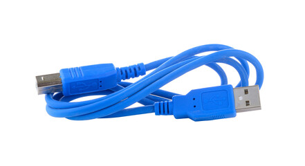 USB cable isolated on transparent png