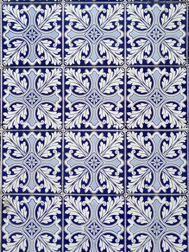 Azulejo in Lisbon, Portuguese painted tin-glazed ceramic tilework