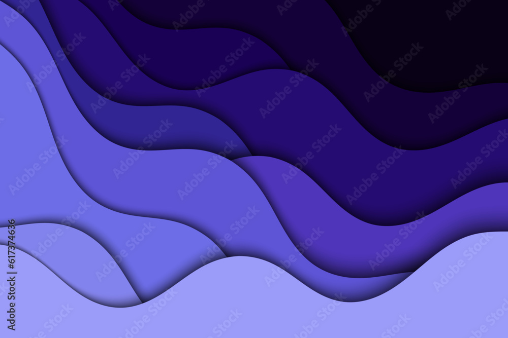 Aufkleber modern web design banner and poster.abstract illustration with waves. wavy background. layout layers
