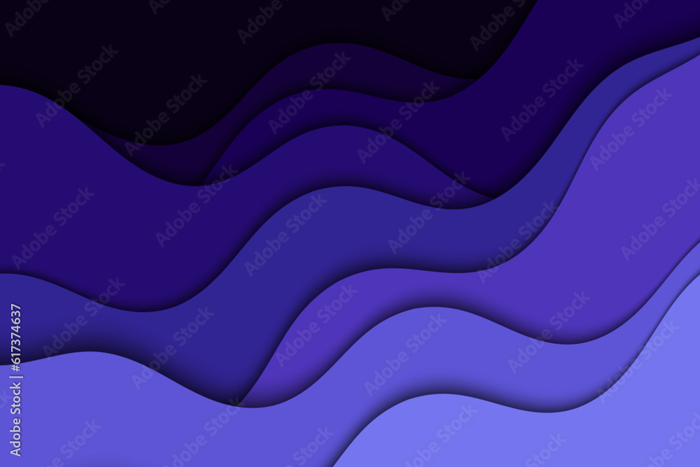 Poster modern web design banner and poster.abstract illustration with waves. wavy background. layout layers