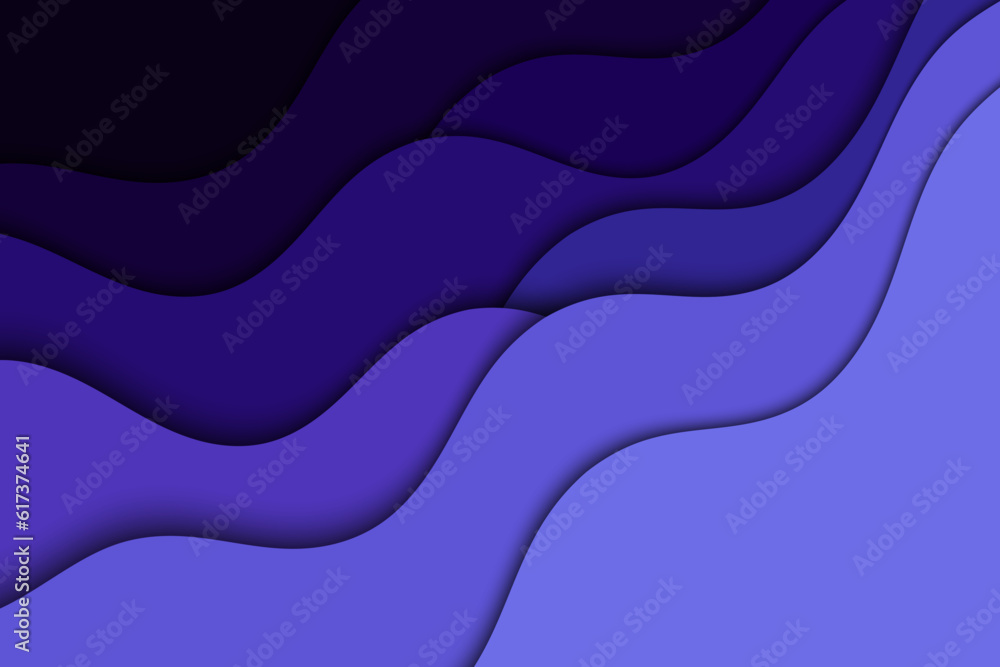 Poster modern web design banner and poster.abstract illustration with waves. wavy background. layout layers