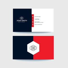 Creative modern professional business card template design