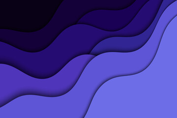 Modern web design banner and poster.Abstract illustration with waves. Wavy background. Layout layers banner.