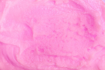 Berry yoghurt ice cream. Smoothies from fresh fruits and berries. Ice cream texture. Delicious sweet dessert close-up as a background.