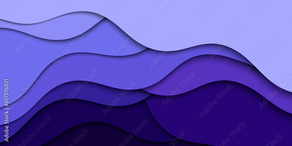 Aufkleber modern web design banner and poster.abstract illustration with waves. wavy background. layout layers