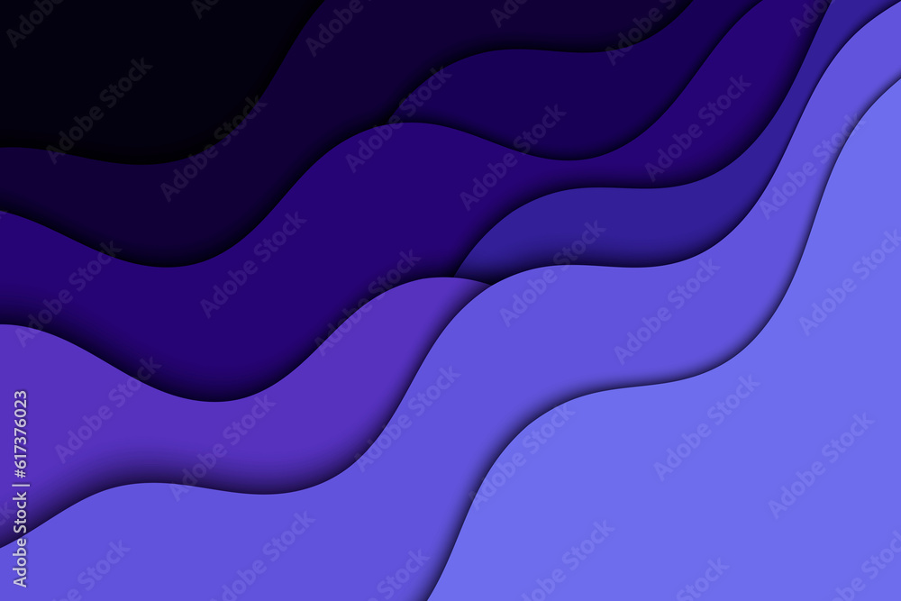 Poster modern web design banner and poster.abstract illustration with waves. wavy background. layout layers