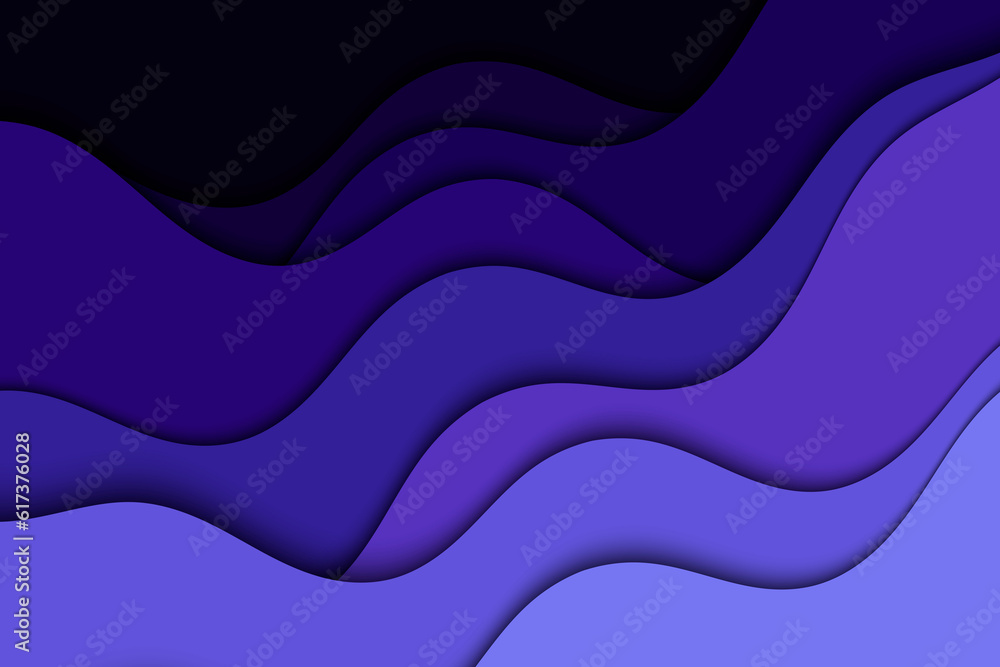 Poster modern web design banner and poster.abstract illustration with waves. wavy background. layout layers
