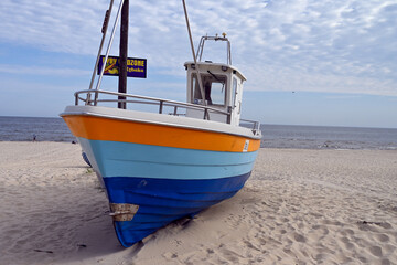 Fototapeta premium fishing boat on the baltic sea