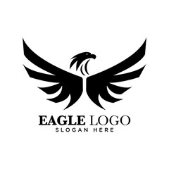 Eagle logo design vector, vector illustration, company logo