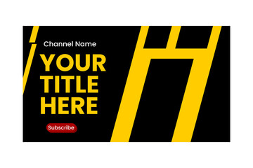 Fototapeta premium YOUTUBE THUMBNAIL TEMPLATE