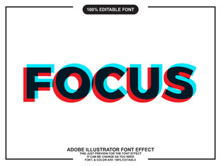 missfocus text style editable font effect