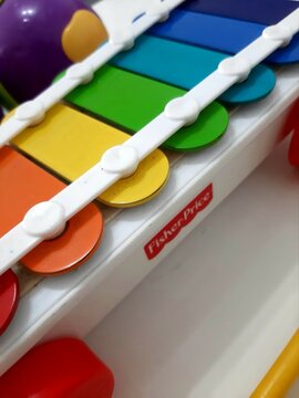 Xilofone Fisher Price e Maraca