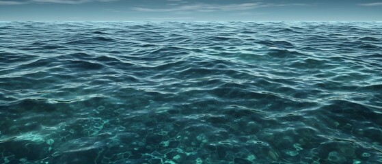 Naklejka premium waves on the sea,generative AI 