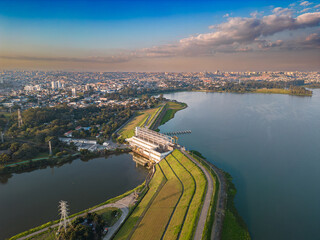 Sao Paulo, Sao Paulo, Brazil. June, 25th 2023. Aerial image of the Jardim Pedreira neighborhood in...
