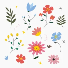 Gordijnen Flower patterns © Svetlana