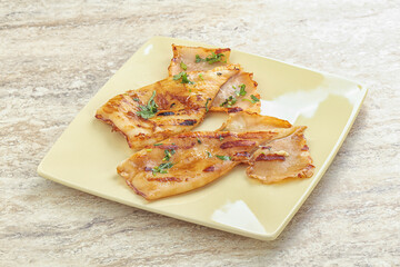 Grilled squid with unagi sauce