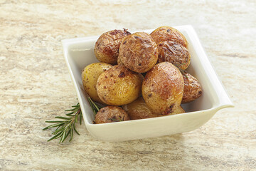 Roasted baby potato with rosemary
