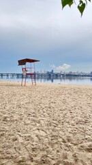 lifeguard tower on the beach