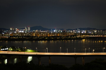 Fototapeta premium View of Gangnam, Seoul, Korea