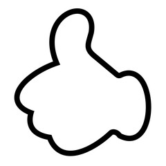 thumb up sign illustration