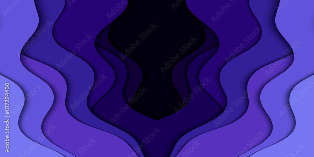 Poster modern web design banner and poster.abstract illustration with waves. wavy background. layout layers