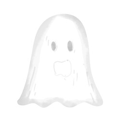 Obraz na płótnie Canvas Ghost cartoon