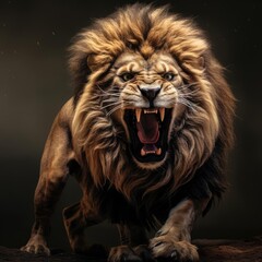 Obraz na płótnie Canvas The Great Formidable Lion