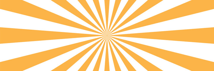Sunburst, shiny sun background, summer sunny. Background with sun rays, sunrise shining pattern. Radial motion sun. Abstract background. Vector.