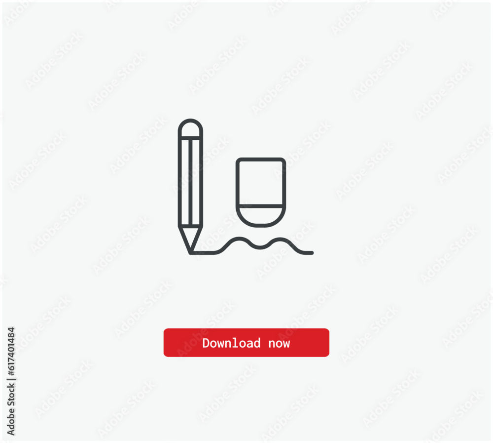Poster measure vector icon. symbol in line art style for design, presentation, website or mobile apps eleme