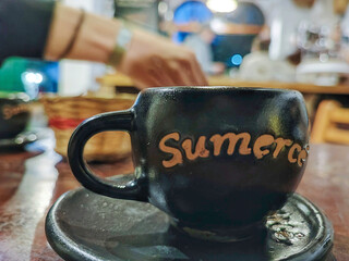 cup of coffee beans in colombia