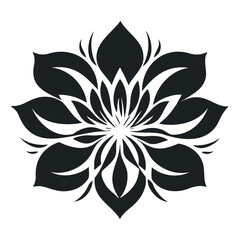 Lotus flower. Floral botanical flower. Isolated illustration element. Vector drawing of a wild flower.