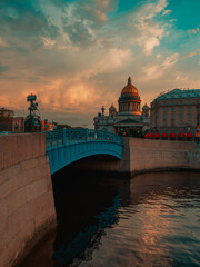 the isaac cathedral in Saintpetersburg