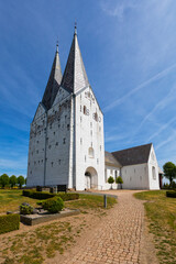Fototapeta na wymiar Church at Broager, Denmark