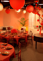 3D Rendering Chinese Restaurant