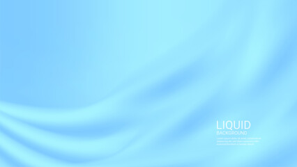 Abstract Wave Cloth Pattern Blue Background. Technology Banner. Wallpaper. Vector Illustration