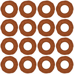 Pattern homemade cookie different taste in pastry biscuit