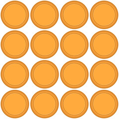 Pattern homemade cookie different taste in pastry biscuit