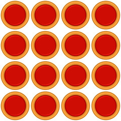 Pattern homemade cookie different taste in pastry biscuit