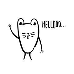cute cat vector for tee print and background wallpaper