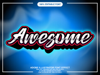 cool script text style editable font effect