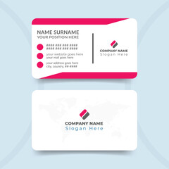 Professional business card template design