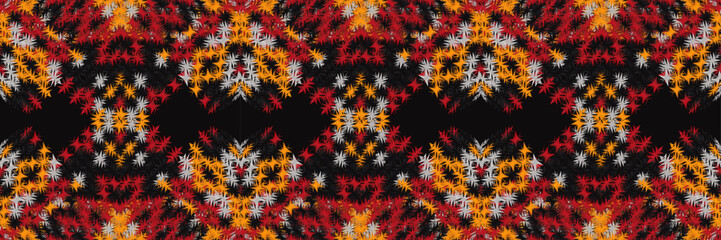 Seamless Kasuri pattern in triba,Gyp sy.Figure tribal embroidery.Indian,l.Aztec style abstract vector illustration.Ethnic stripe seamless pattern.textured ornament illustration,clothing and other.